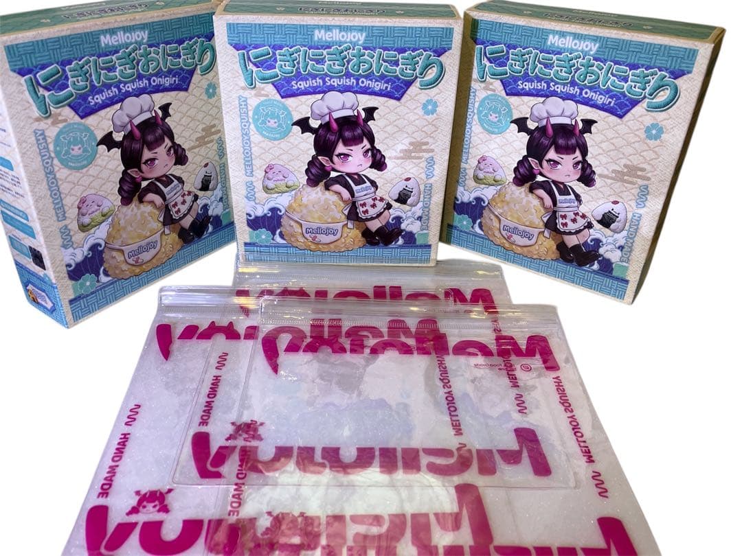 【ドキドキ開封3回分】Mellojoy にぎにぎおにぎり 【A032】3個セット