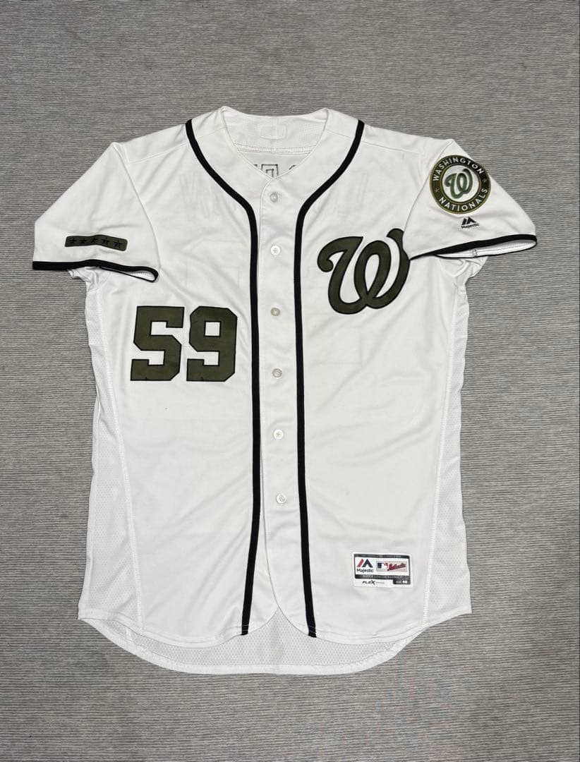 MLB ワシントンナショナルズ　ロバトン実使用ユニフォーム