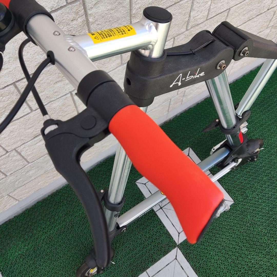 極美品 10m走行 正規 付属品完備 A-bike 折りたたみ自転車 DZB01