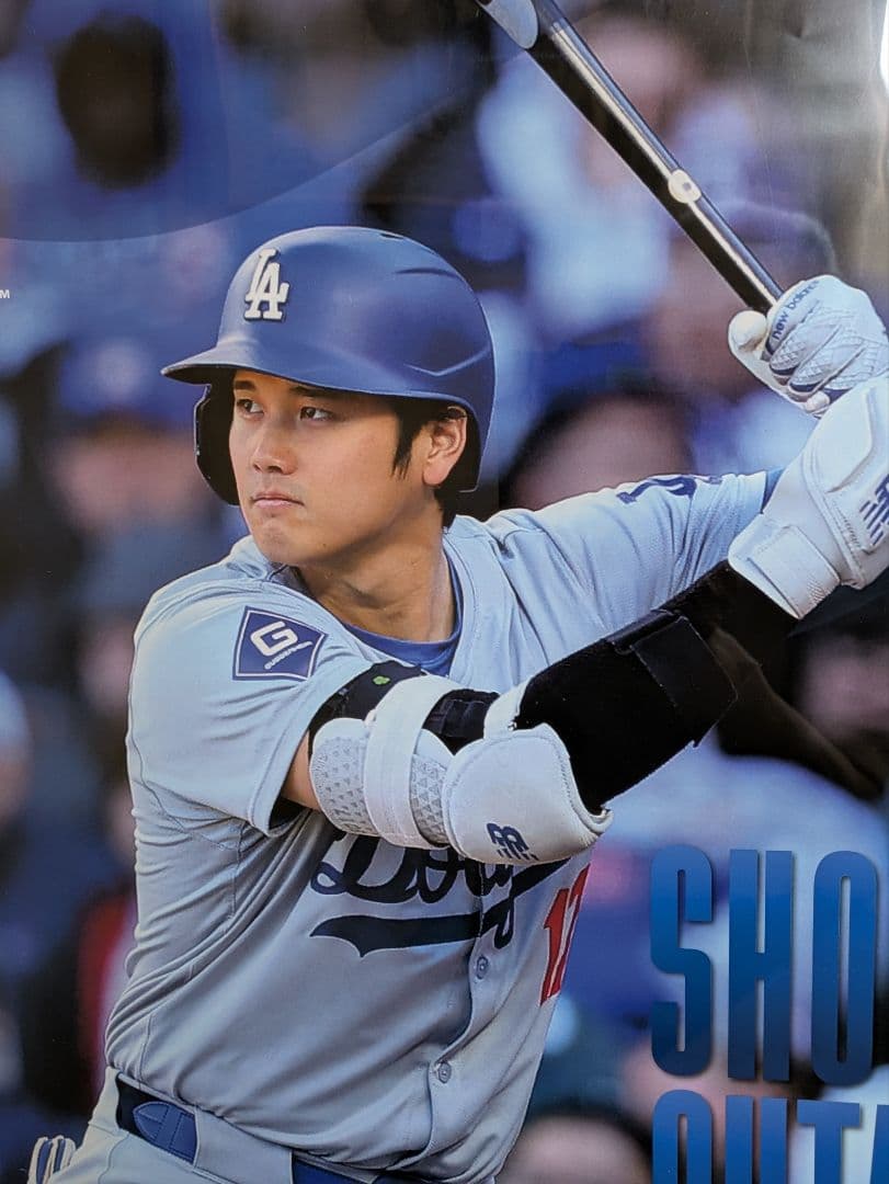 大谷翔平選手、2025年カレンダー、MLB、永久保存版、額付