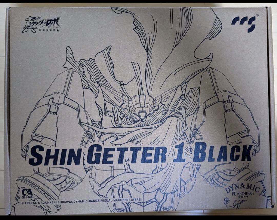 CCSTOYS 鉄魄 真ゲッター1 ブラック ver. 開封品 予備パーツあり