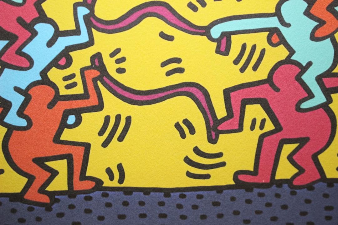 キース・ヘリング【For emporium capwell】エスタンプリトグラフ