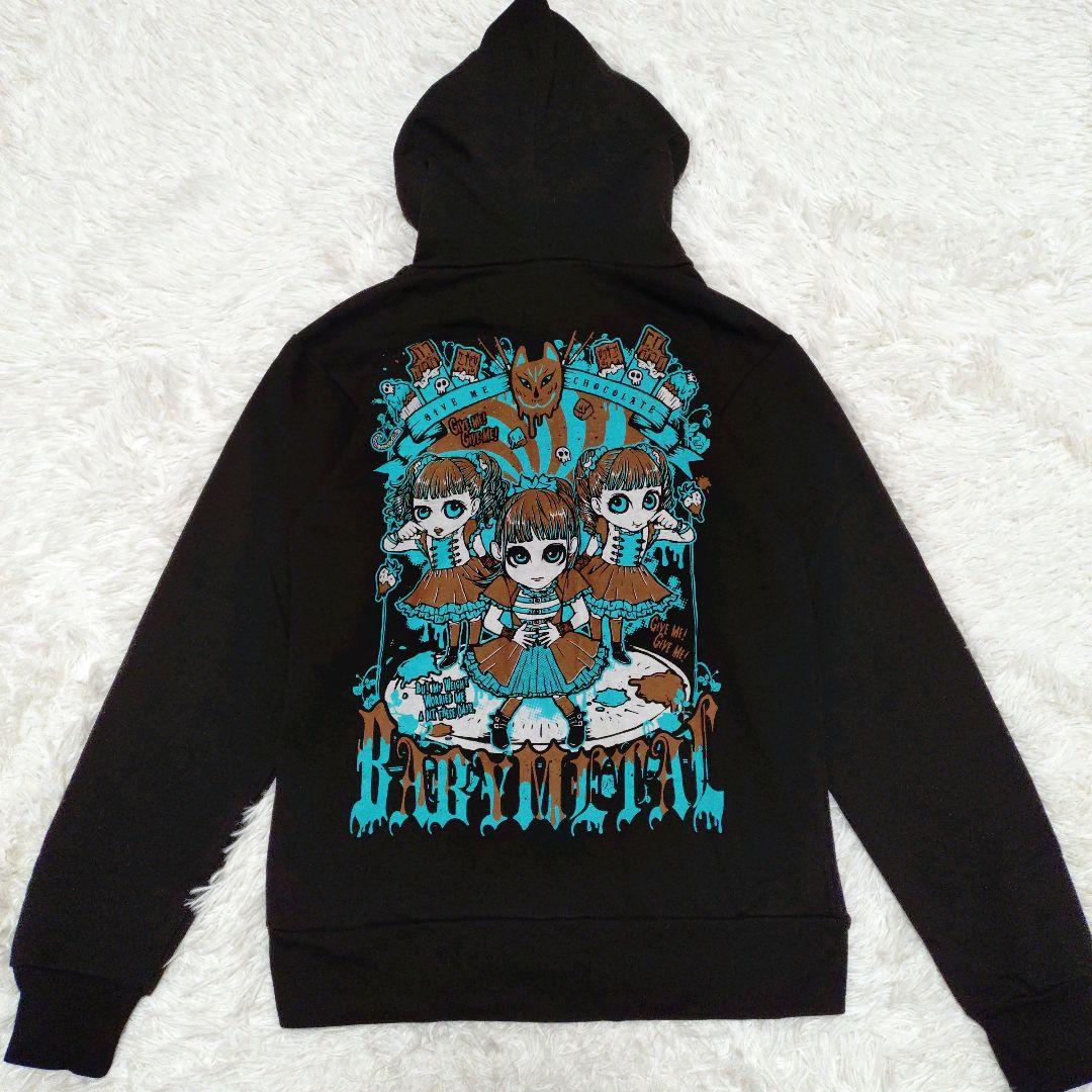 【美品】 BABYL ベビーメタル ギミチョコ パーカー M ブラック