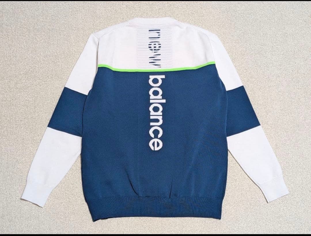 美品 NEWBALANCE ニューバランス ゴルフウェア ニットセーター メンズ