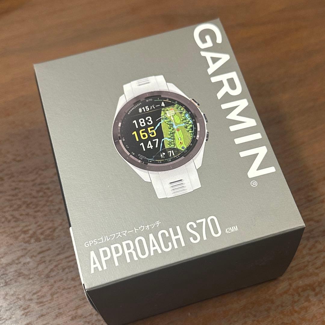 GARMIN ガーミン　アプローチ　S70 GPS距離計　GPSナビ　ホワイト白