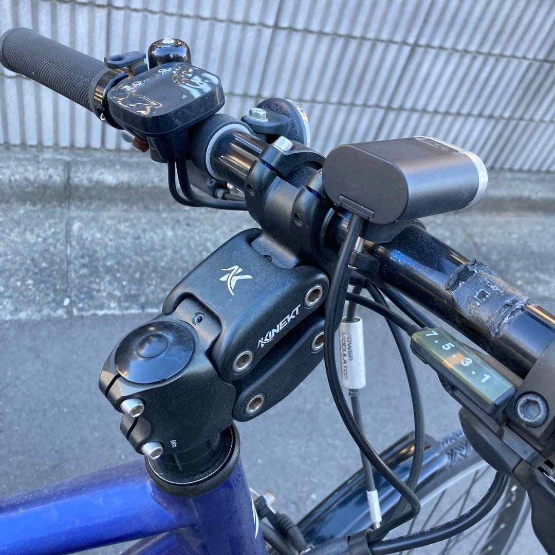 BRIDGESTONE 電動アシスト自転車 青