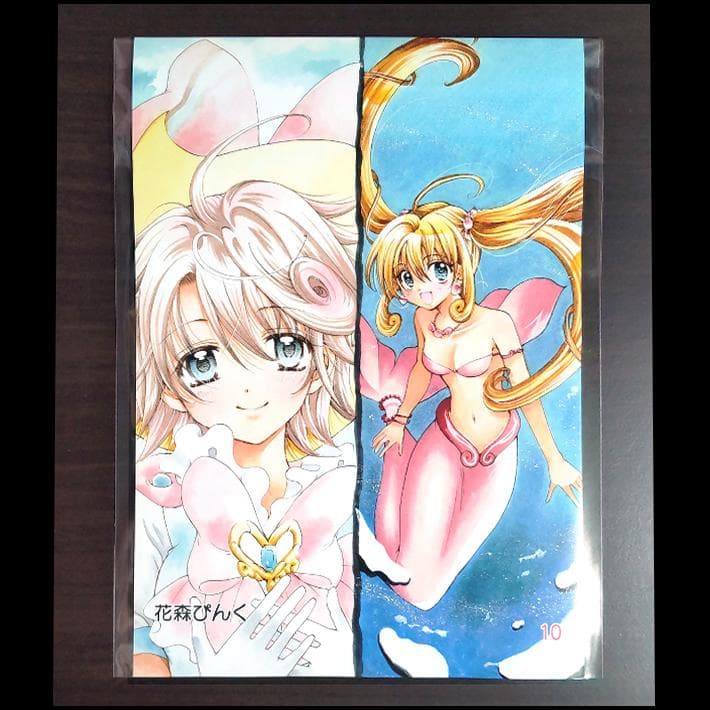 2点[ぴちぴちピッチ]クリアファイル,下敷き+おまけ★花森ぴんく