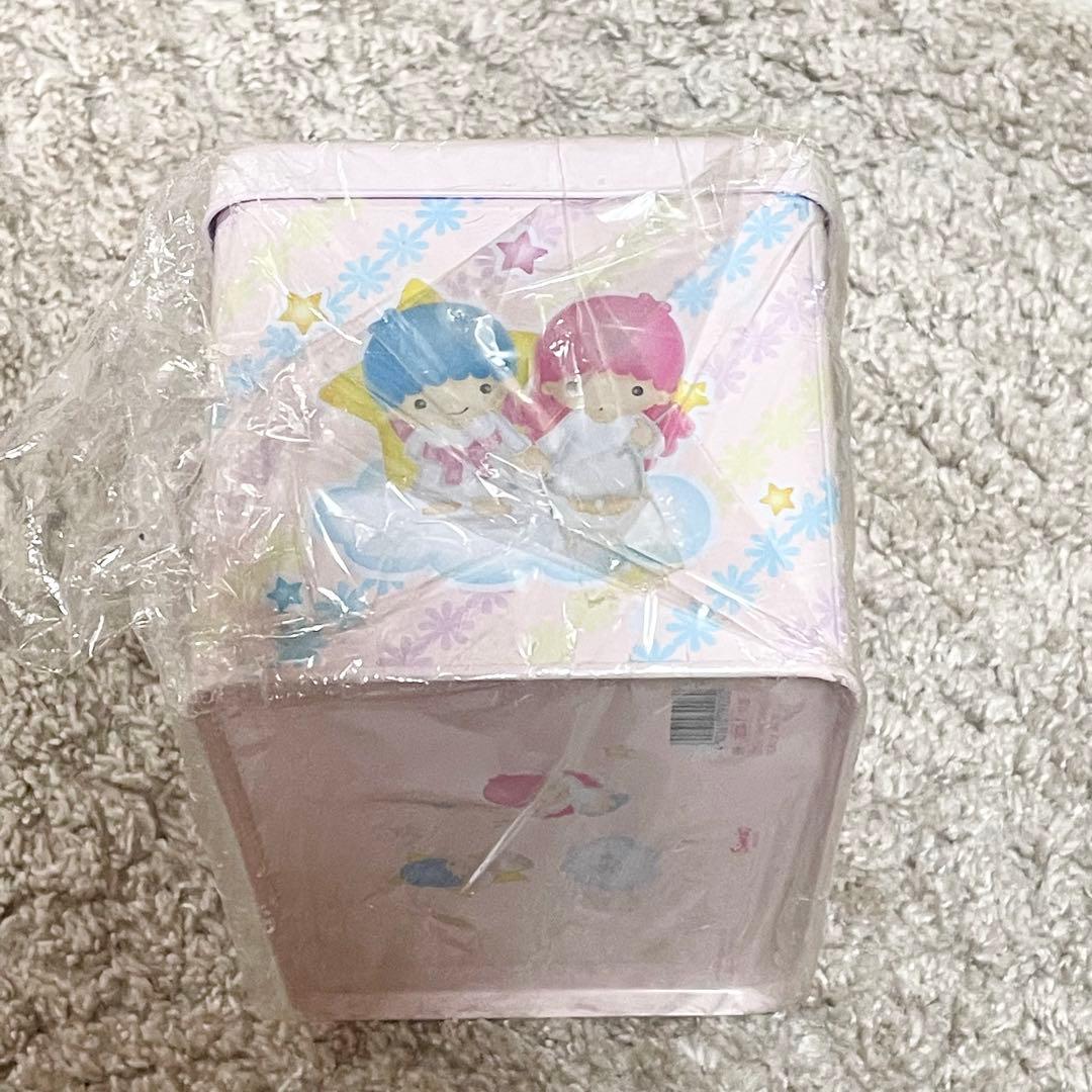 【未開封】1999年　リトルツインスターズ　缶　缶ケース　キキララ　サンリオ　②
