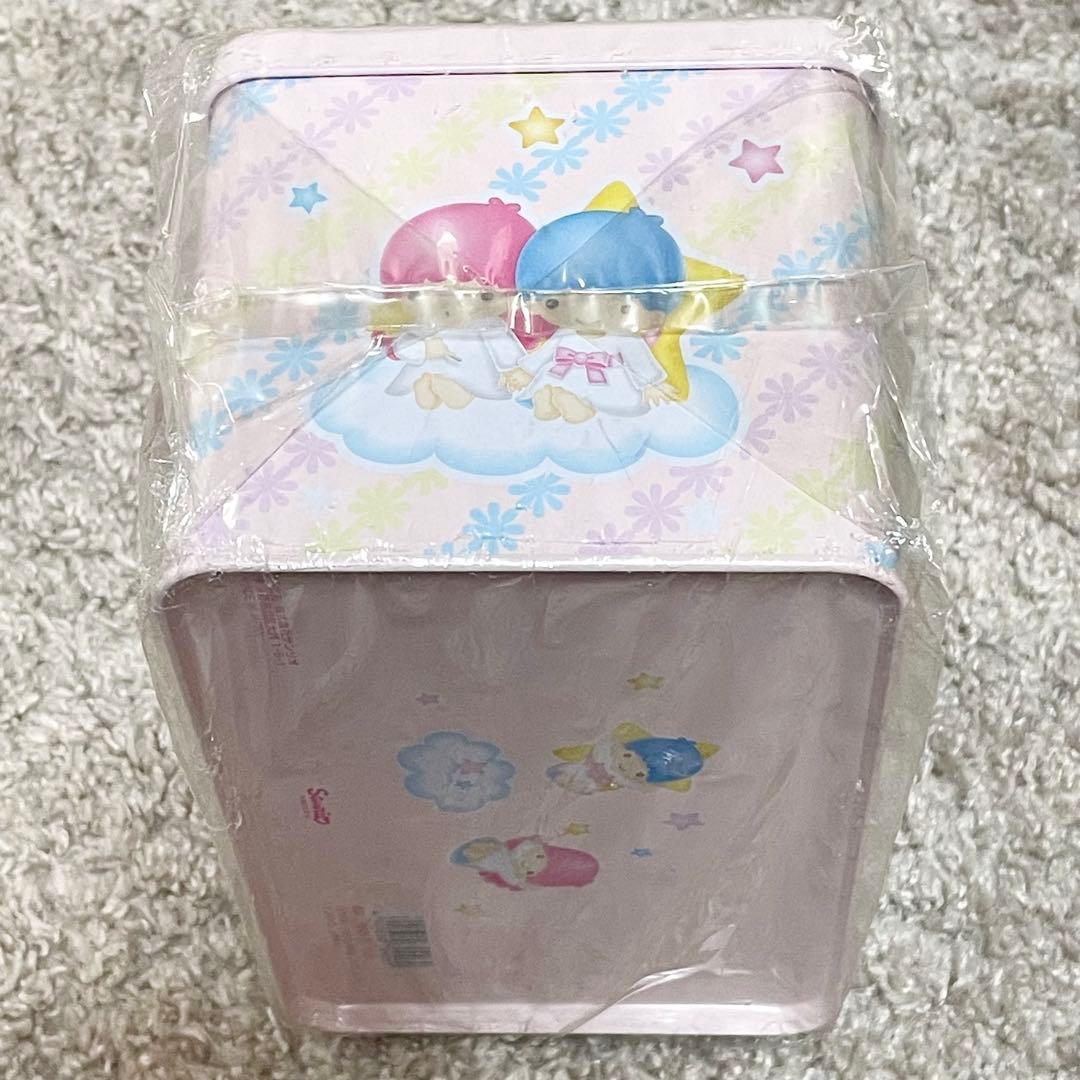 【未開封】1999年　リトルツインスターズ　缶　缶ケース　キキララ　サンリオ　②