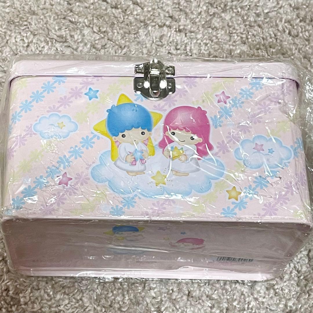 【未開封】1999年　リトルツインスターズ　缶　缶ケース　キキララ　サンリオ　②