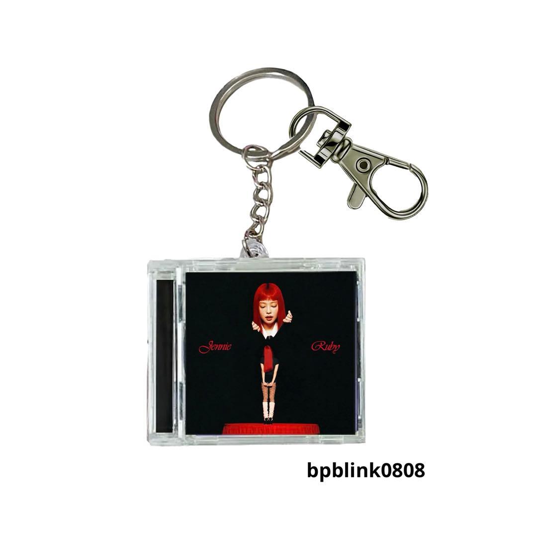 公式　JENNIE Ruby Black Album Keychain ジェニー