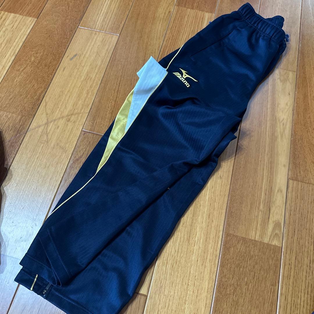 Mizuno proジャージ Lサイズ ネイビー/ホワイト/ゴールド