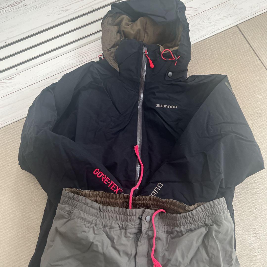 【美品】SHIMANO ゴアテックス　Lサイズ　釣り