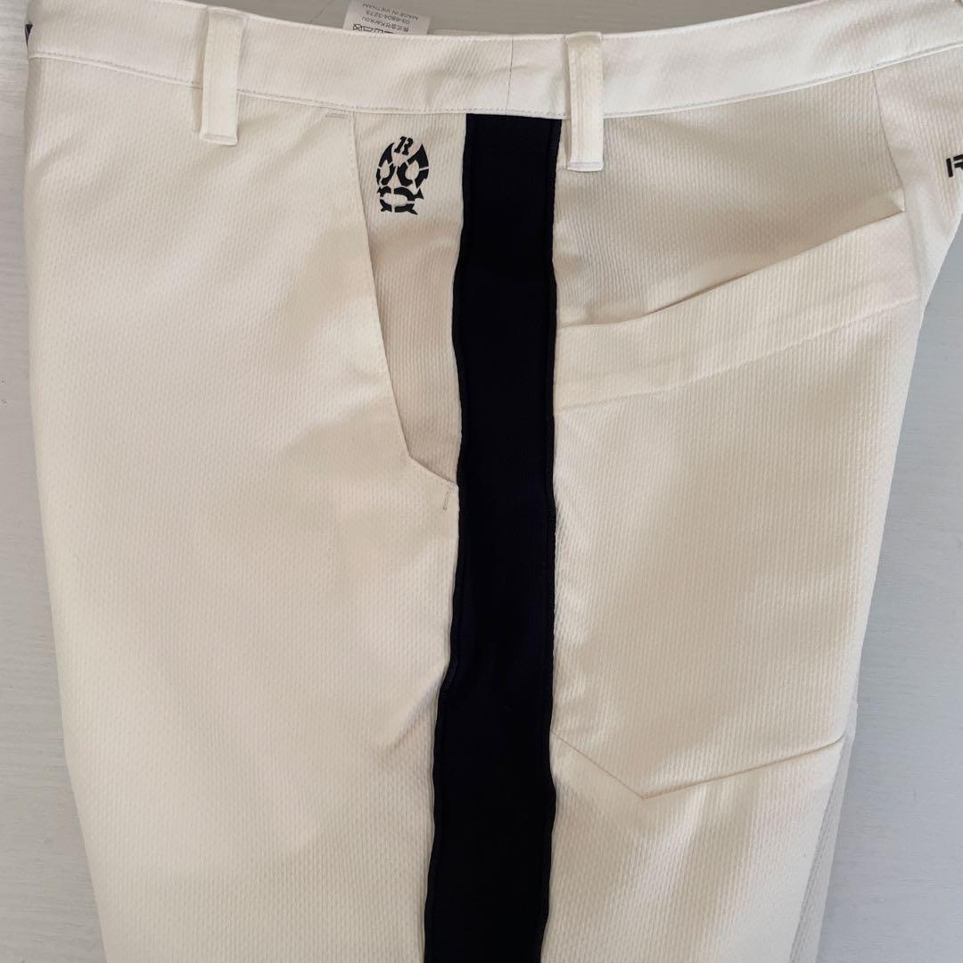 ラッセルノRusseluno ゴルフパンツ　白×黒　サイズ1 新品未使用