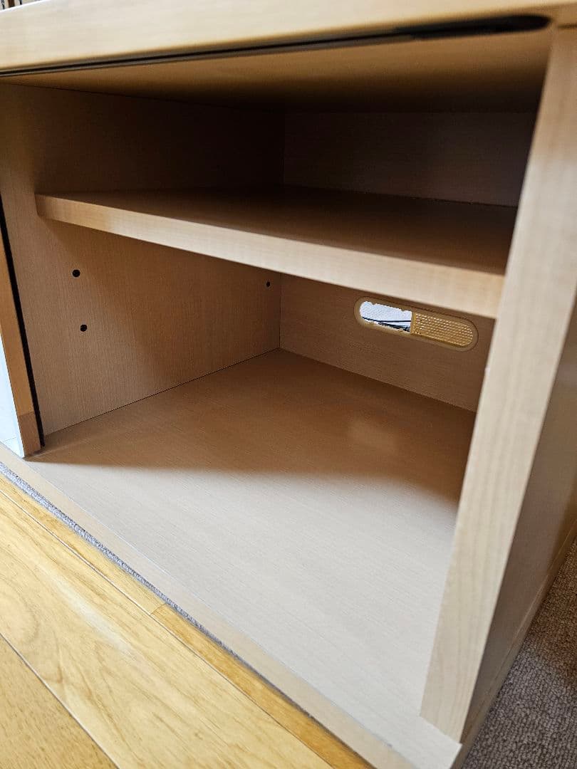 【美品】テレビ台　ローボード スライド扉 幅150cm　新生活　一人暮らし