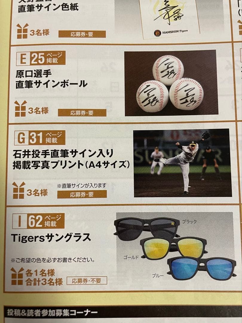 石井大智選手 阪神タイガース 直筆サイン入り 写真 69