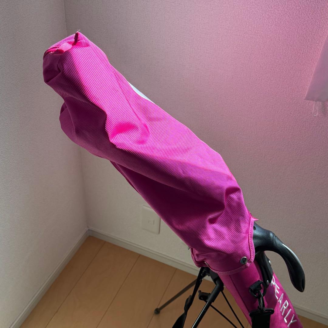 PEARLY GATES スタンド式ゴルフバッグ ピンク