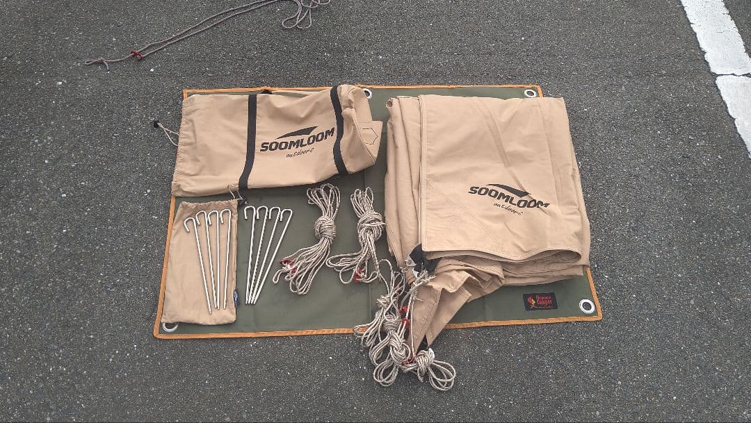 SOOMLOOM TCヘキサタープ 4.2m x 4.1m　中古美品