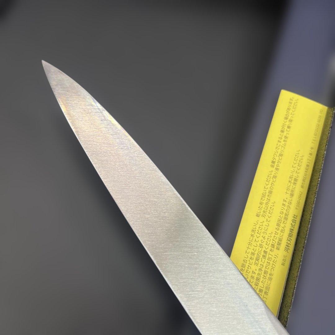 ★新品送料込★源正房はがね鍛造刺身包丁240mm右片刃裏押し加工化粧箱入
