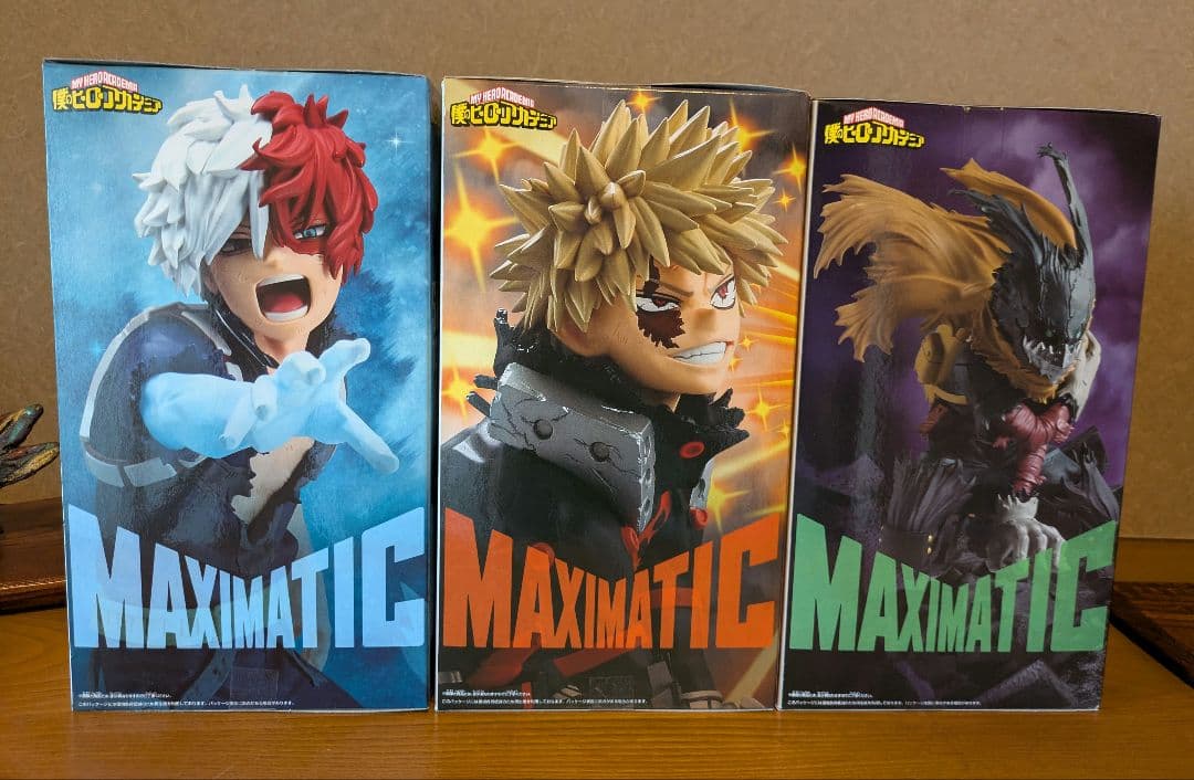 僕のヒーローアカデミアMAXIMATIC 轟焦凍 爆豪勝己 緑谷出久 フィギュア