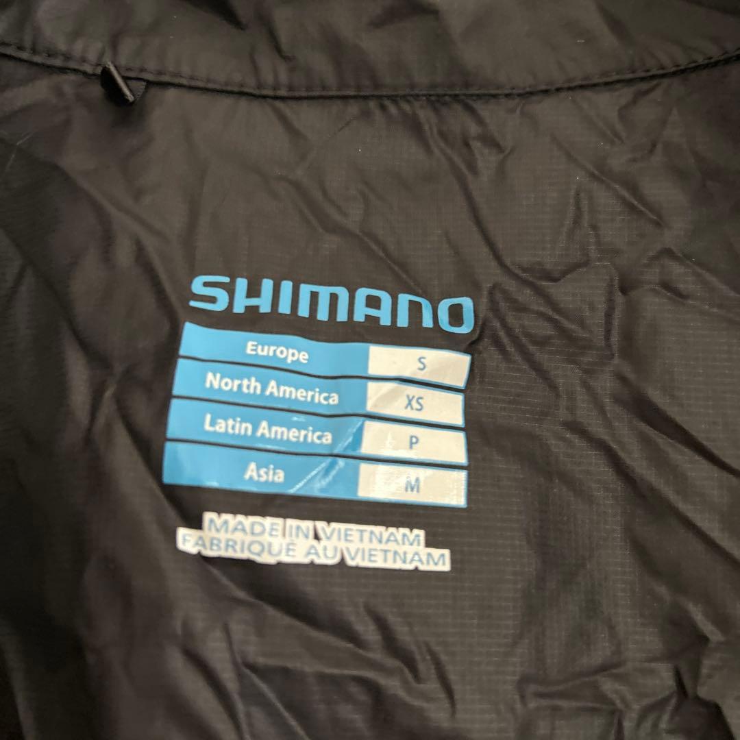 SHIMANO ウィンドブレーカー ブラック　M サイクルウェア