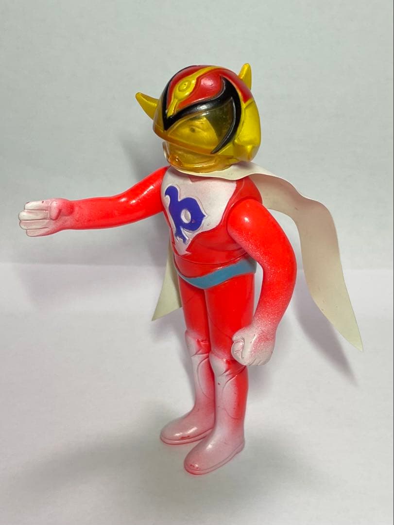 【当時物】 中嶋製作所 破裏拳ポリマー ソフビ 12cm