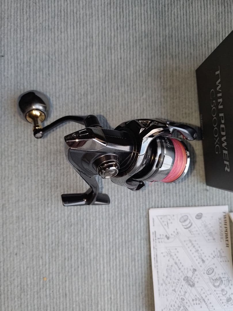 格安SHIMANO　24 TWIN POWER C5000XG フルベアリング化