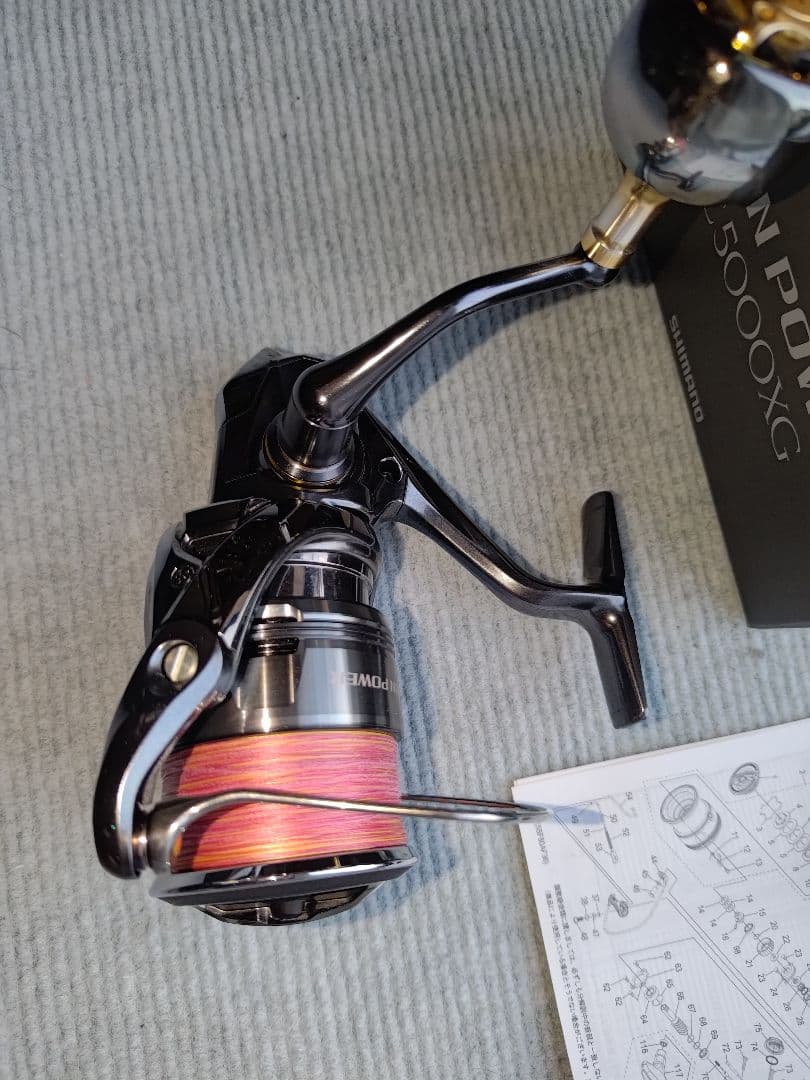 格安SHIMANO　24 TWIN POWER C5000XG フルベアリング化