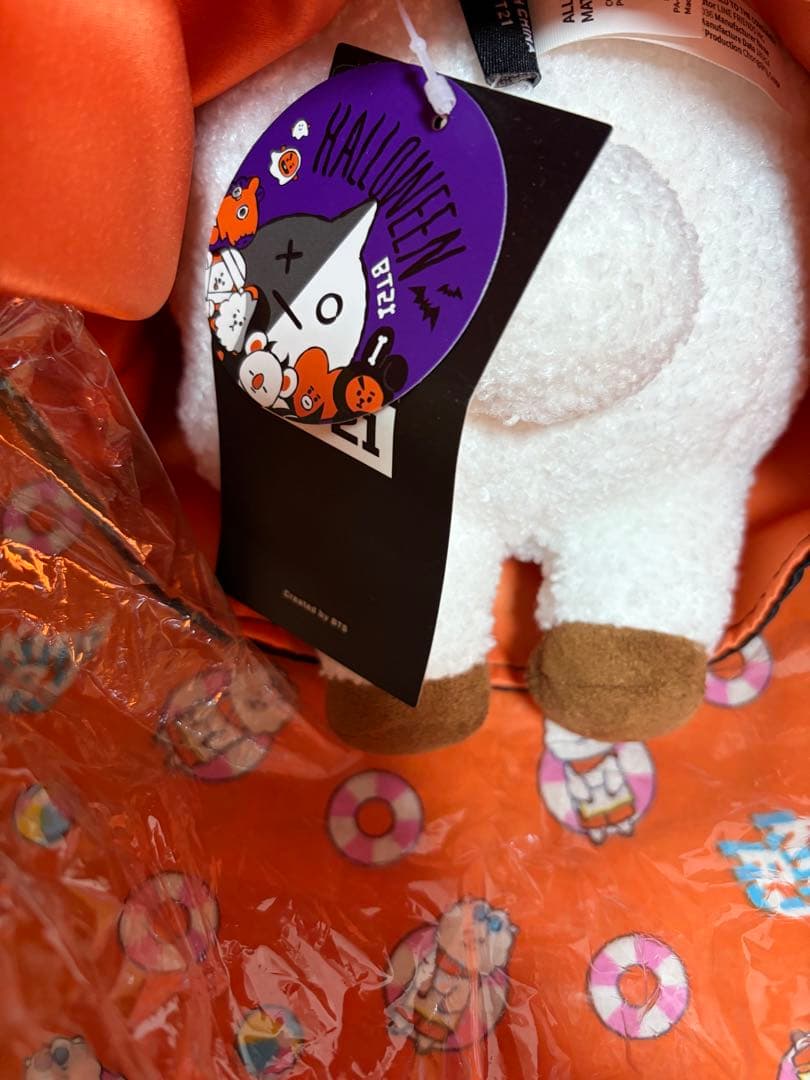 BT21 RJハロウィン スタンディングドール＆クッション セット