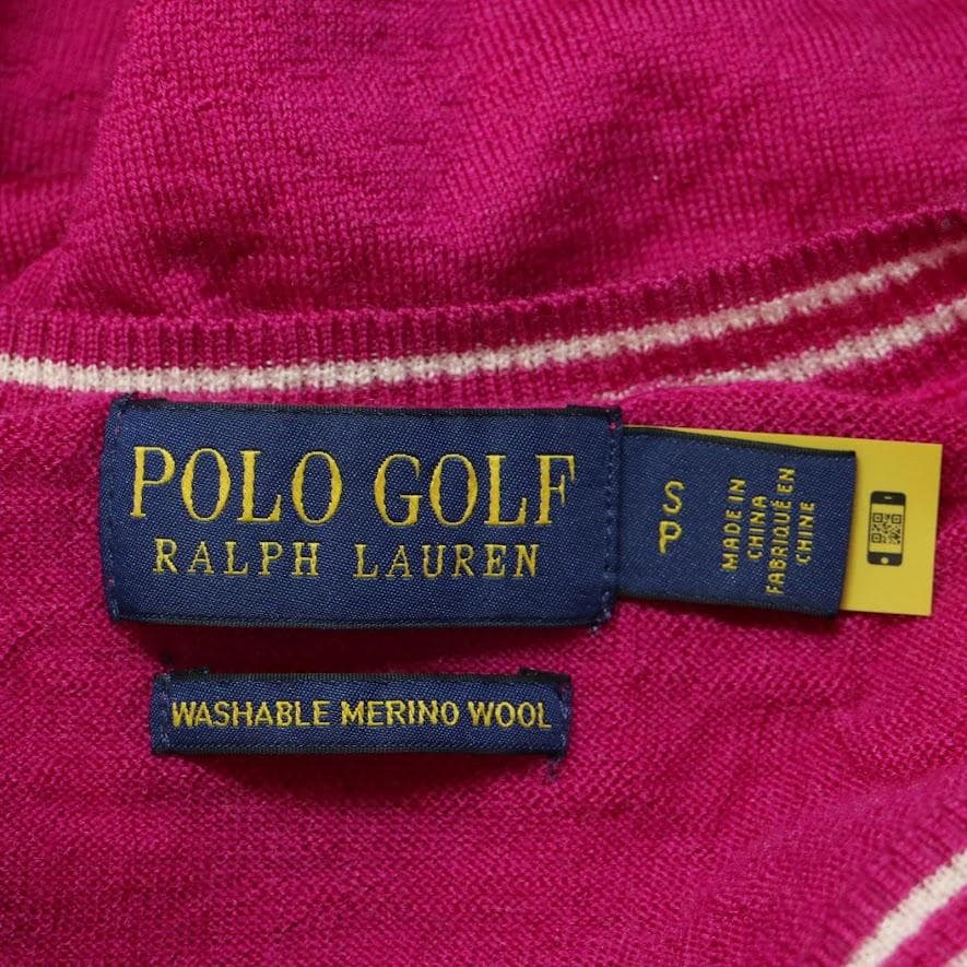 【現行】POLO GOLF ラルフローレン メリノウール ニット　ポニー刺繍
