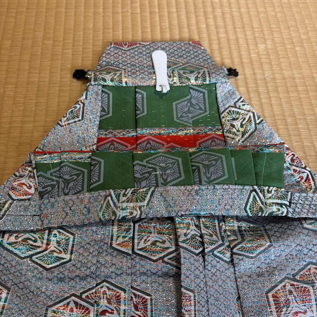 【美品】七五三　男児袴小物セット　グラデーションラメ使用