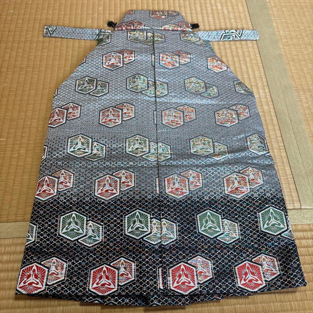 【美品】七五三　男児袴小物セット　グラデーションラメ使用