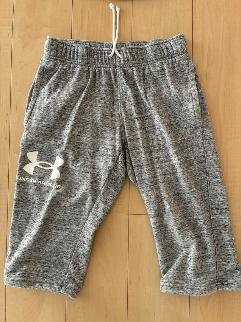Under Armour フード付きジャージ上下セット グレー M