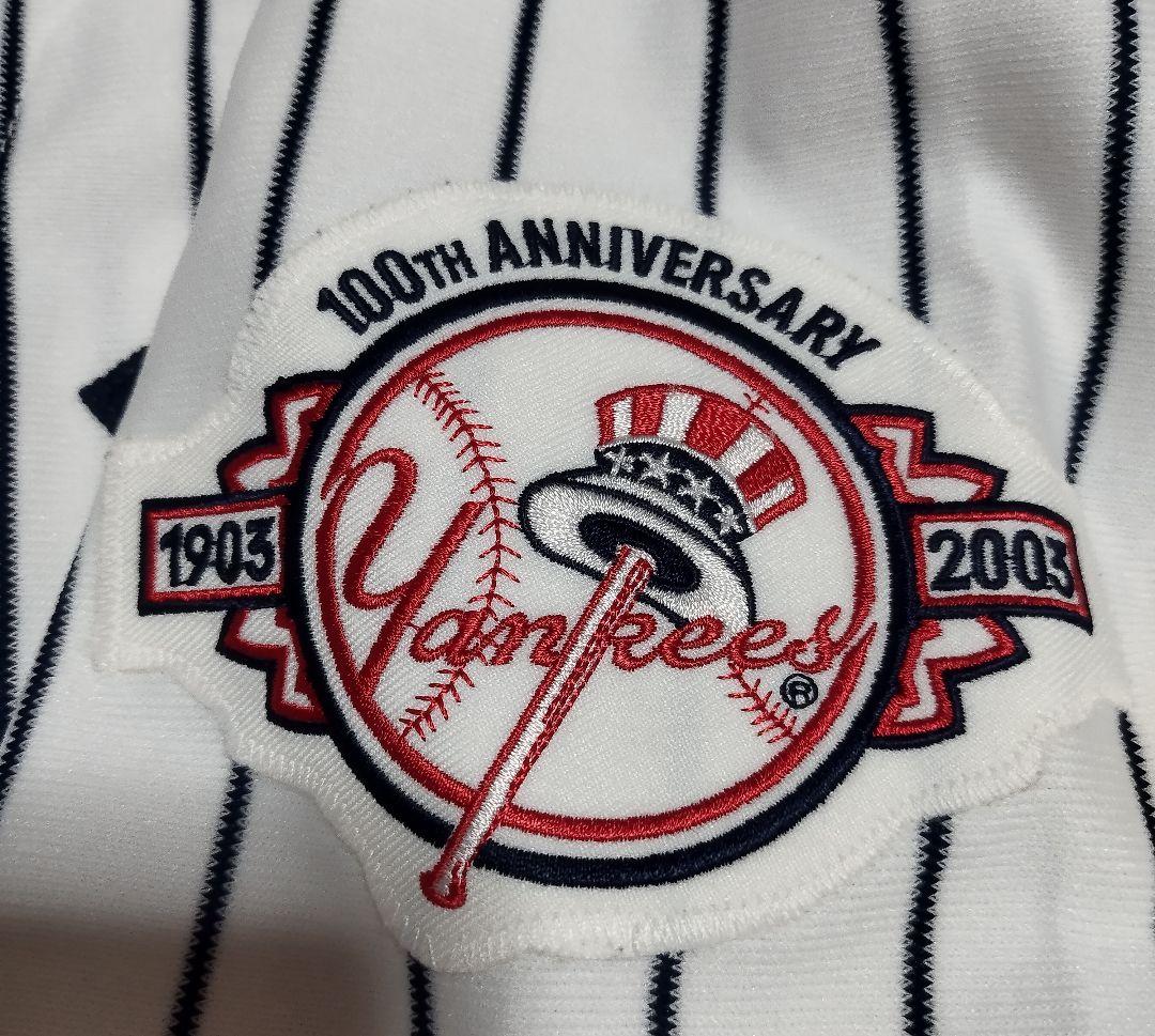 良品　Russell　NYヤンキース　レプリカユニフォーム　100周年　松井秀喜