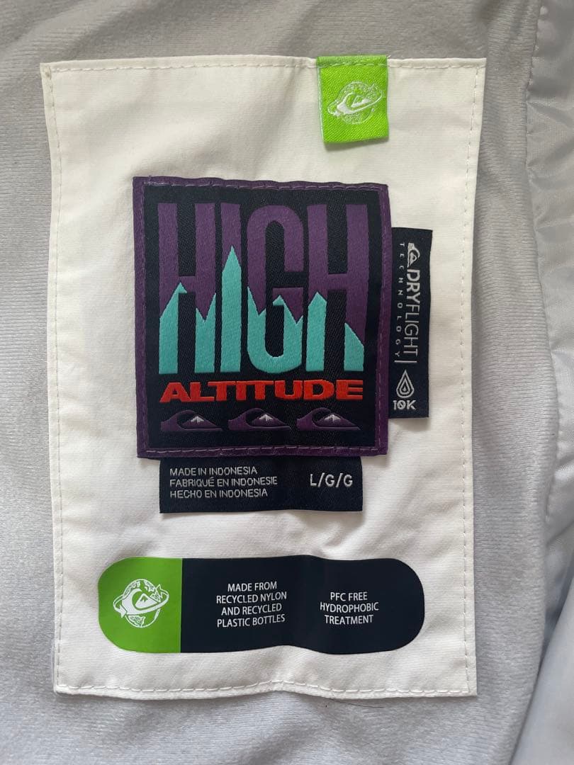 Quiksilver High Altitude ジャケットL/G スノーウェア