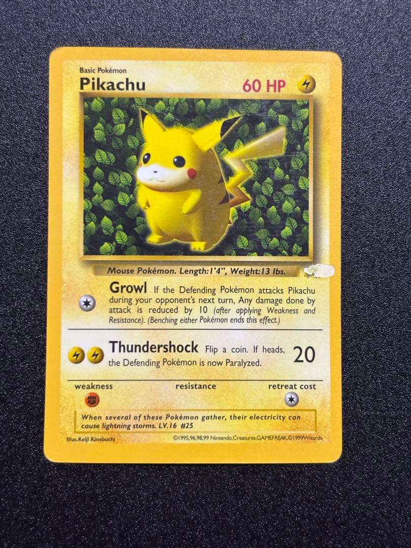 ピカチュウ pikachu 旧裏 プロモ 海外 英語版 光沢あり