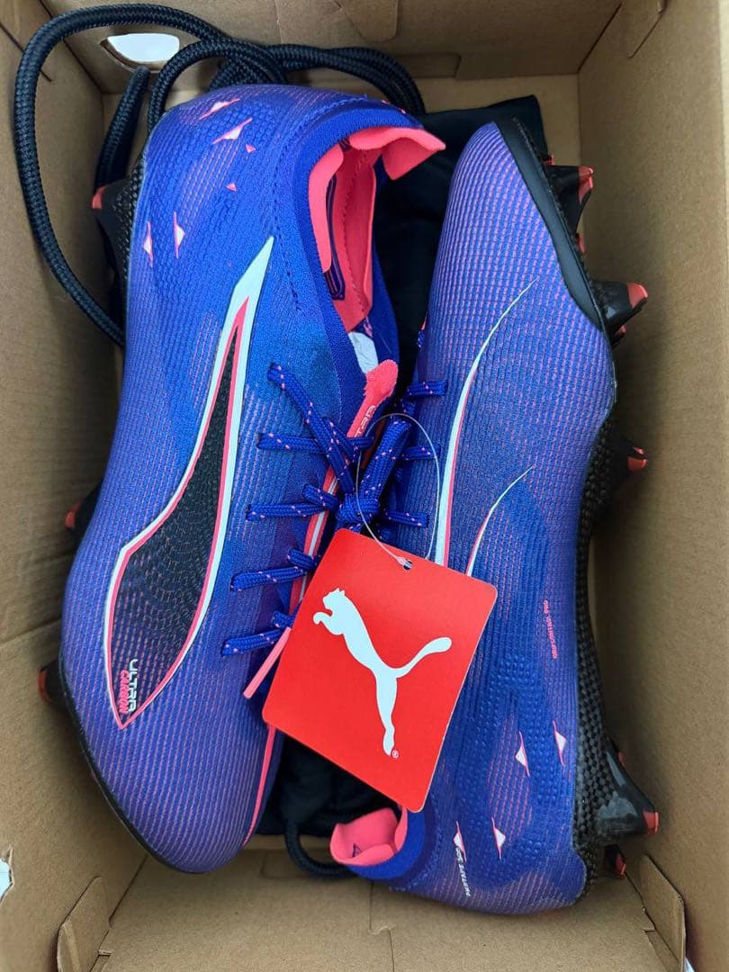 PUMA Ultra サッカーシューズ ネイビー/ピンク