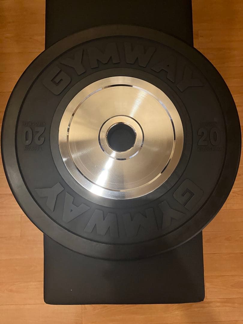 GYMWAY ジムウェイ 20kg薄型トレーニングバンパープレート②