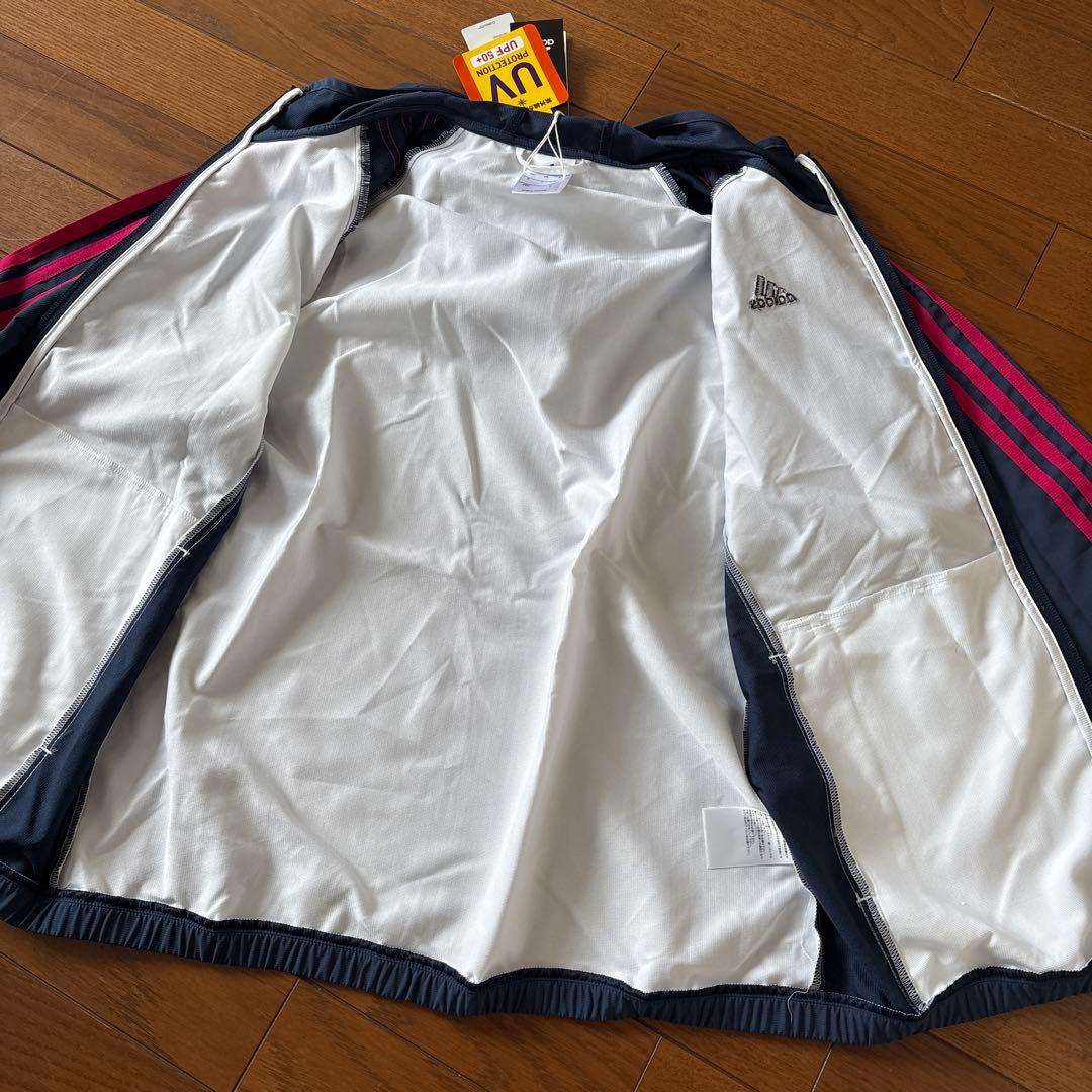 【新品】アディダス　ウィンドブレーカー　UV 上下セット　上着L パンツM
