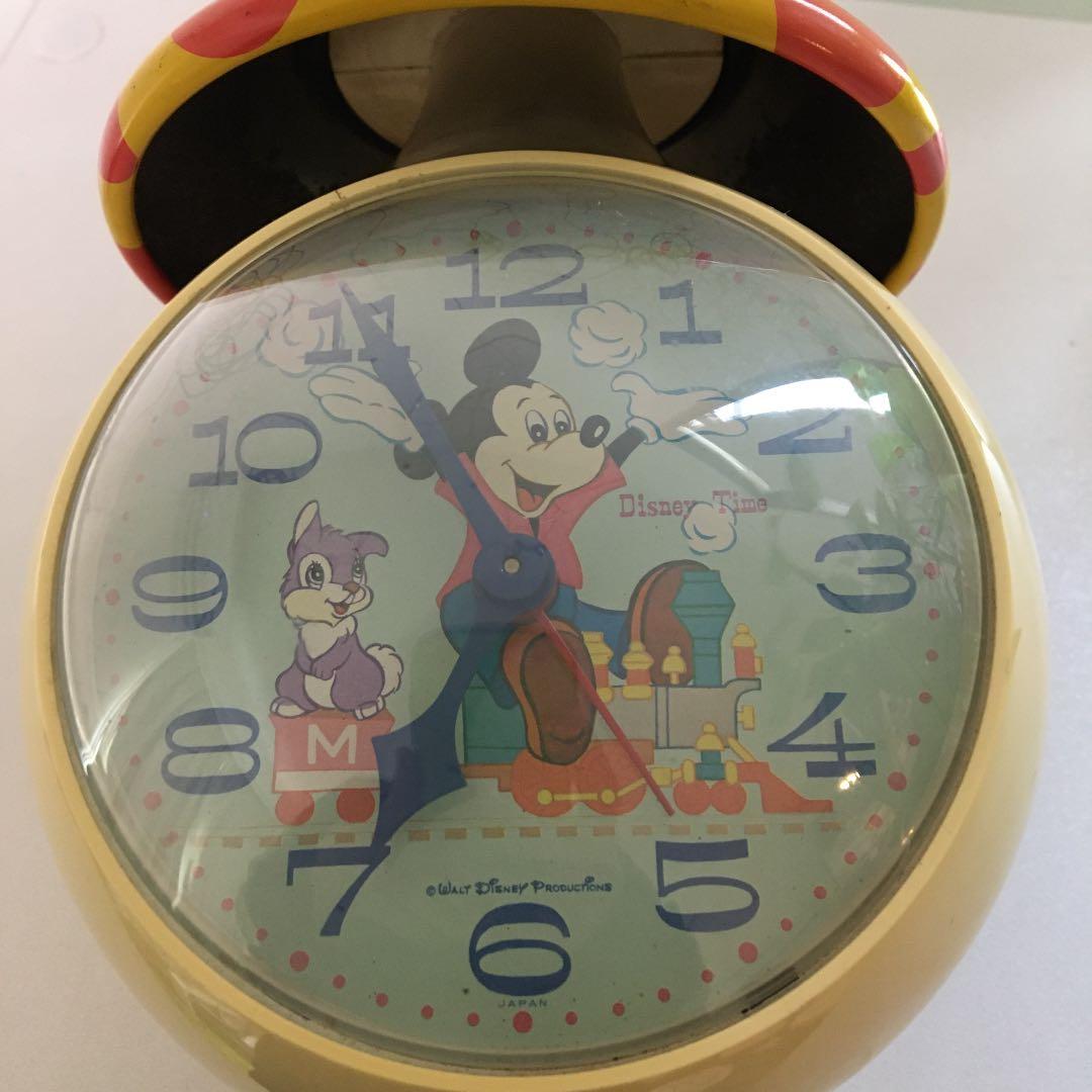 希少　レトロ　Disney    ミッキー    目覚まし時計