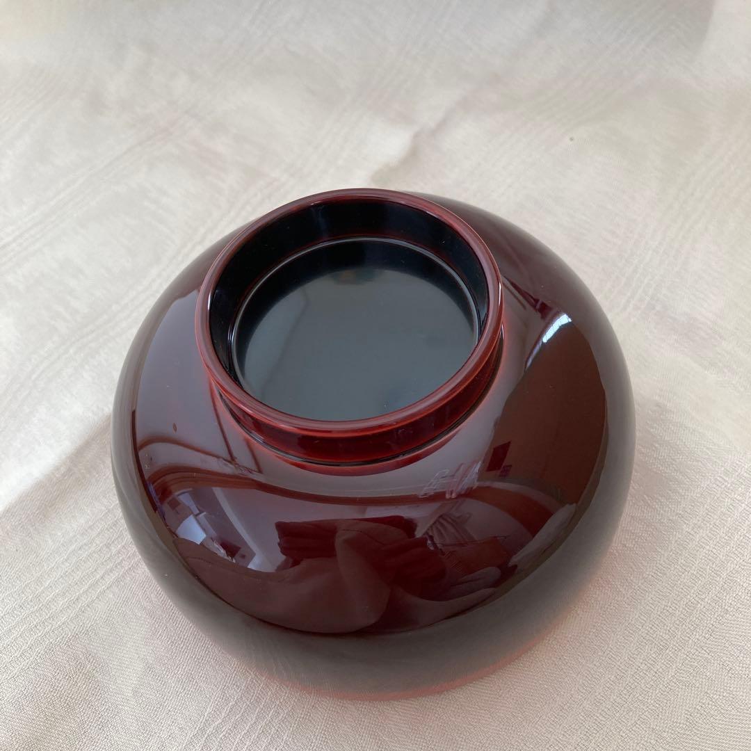 【未使用品】越前漆器　汁椀5個セット お正月　お祝い　箱付き
