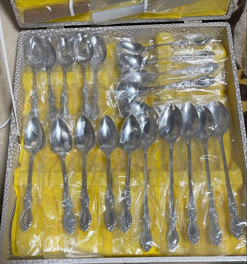 【希少】【昭和レトロ】AZUMA ステンレス製カトラリーセット 24点以上