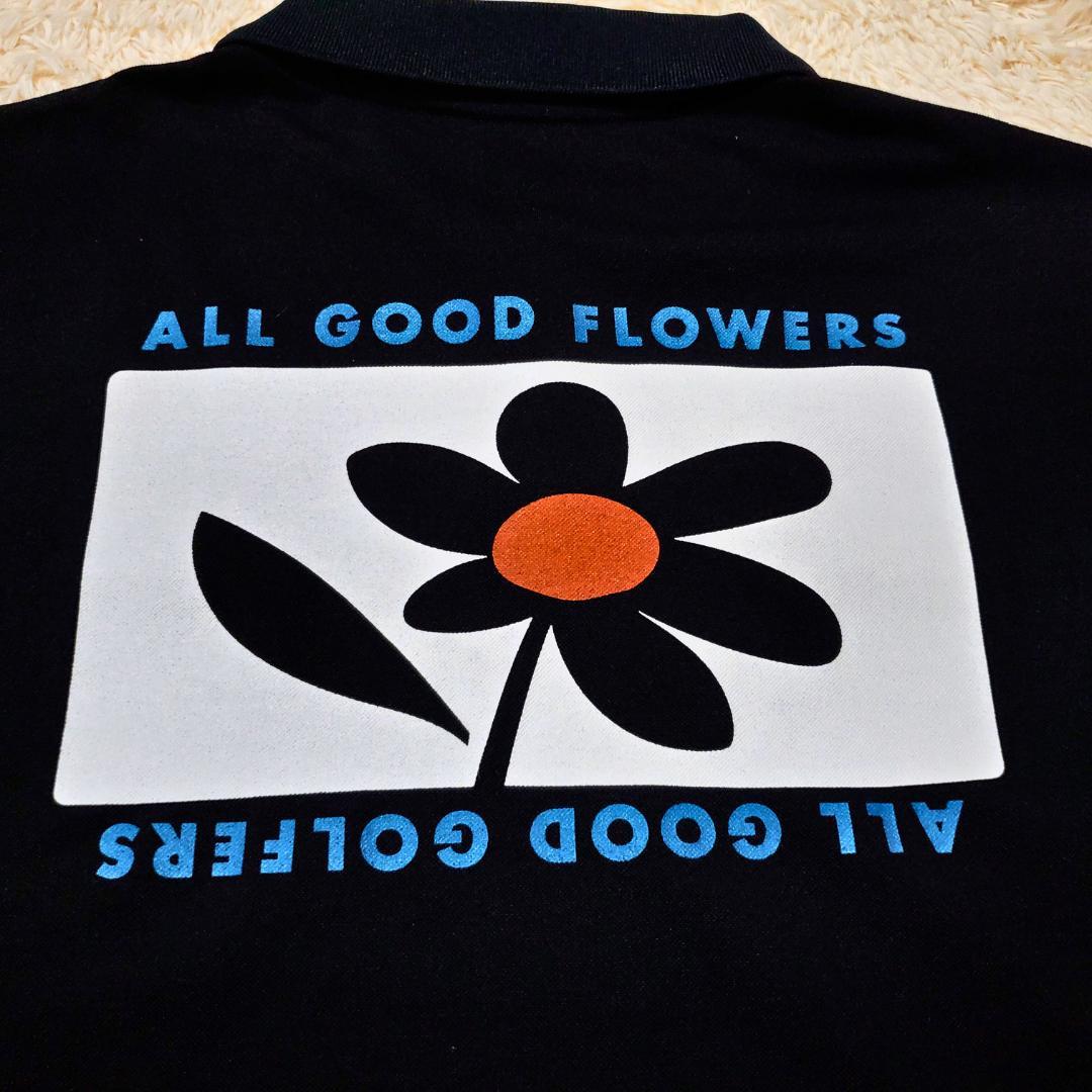 ⭐ほぼ新品　BEAMS GOLF別注　ALL GOOD FLOWERS ポロ