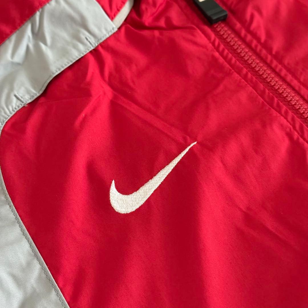 Nike サッカー ジャケット 赤/グレー