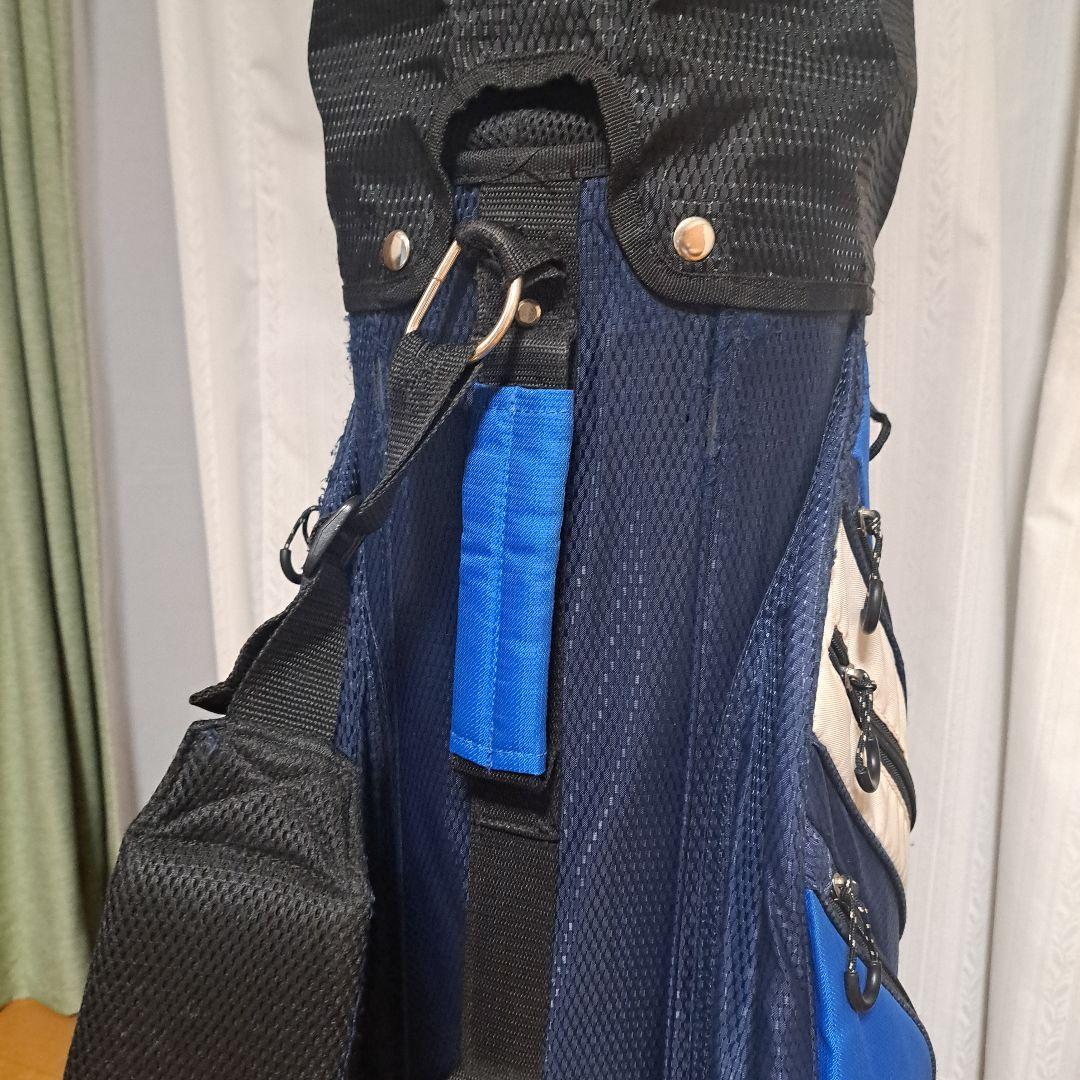 Srixon キャディバッグ 便利な14分割収納。軽量。フード付き。