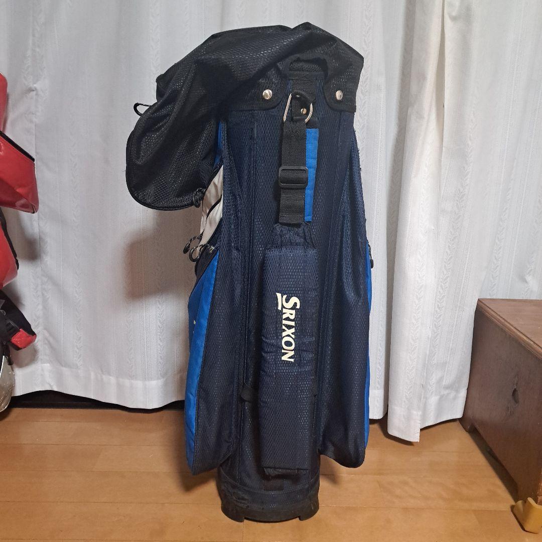 Srixon キャディバッグ 便利な14分割収納。軽量。フード付き。