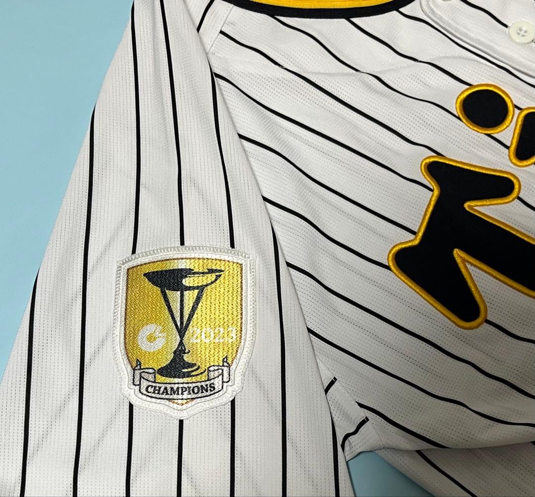 阪神タイガース　ユニフォーム　2024モデル　チャンピオンワッペン付　Lサイズ