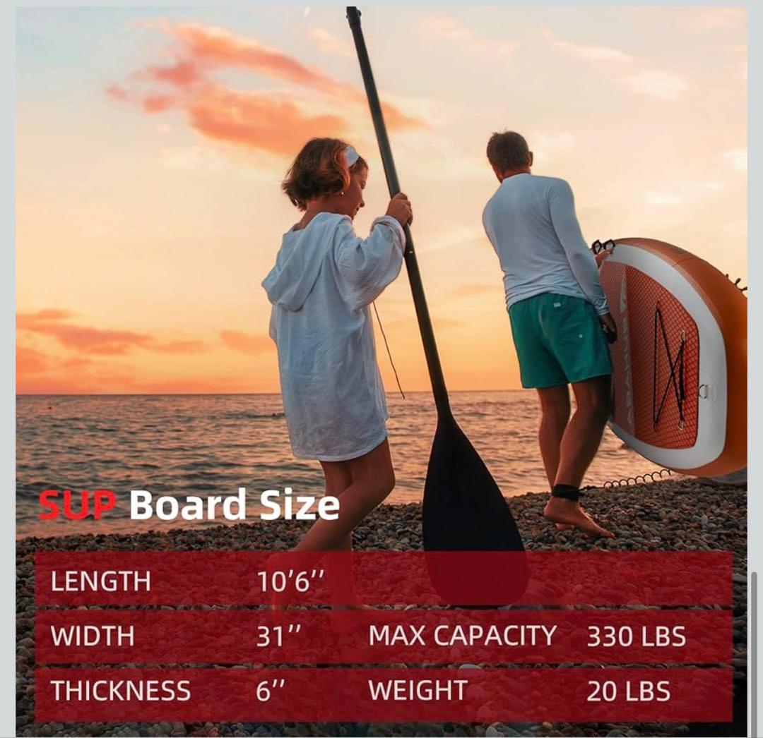 【新品未使用】Abahub sup ボード インフレータブル 全長320cm