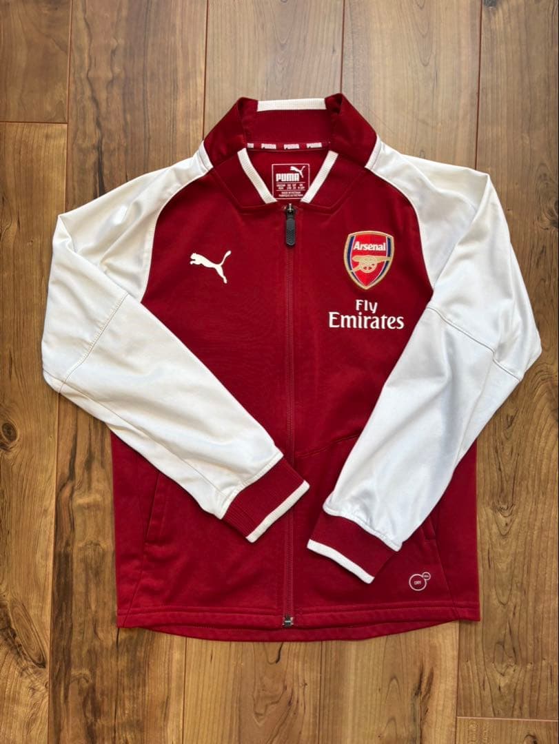 Puma Arsenal フルジップジャケット 赤白