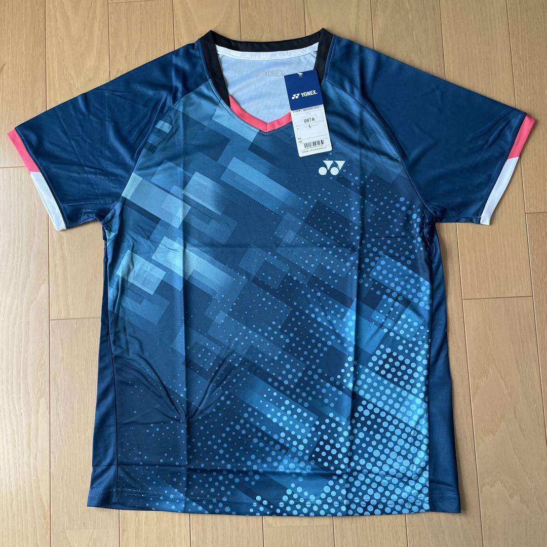 ヨネックス　YONEX テニス＆バドミントン　ゲームウェア　新品　Lブルー
